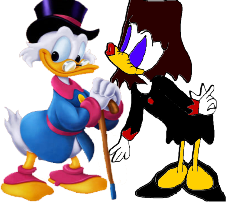 Scrooge Mcduck And Katie De Spell By 10katieturner - Cartoon (1191x670)