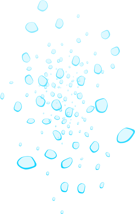 Bubble Water Line - Water Bubbles Vector Line (749x1000)