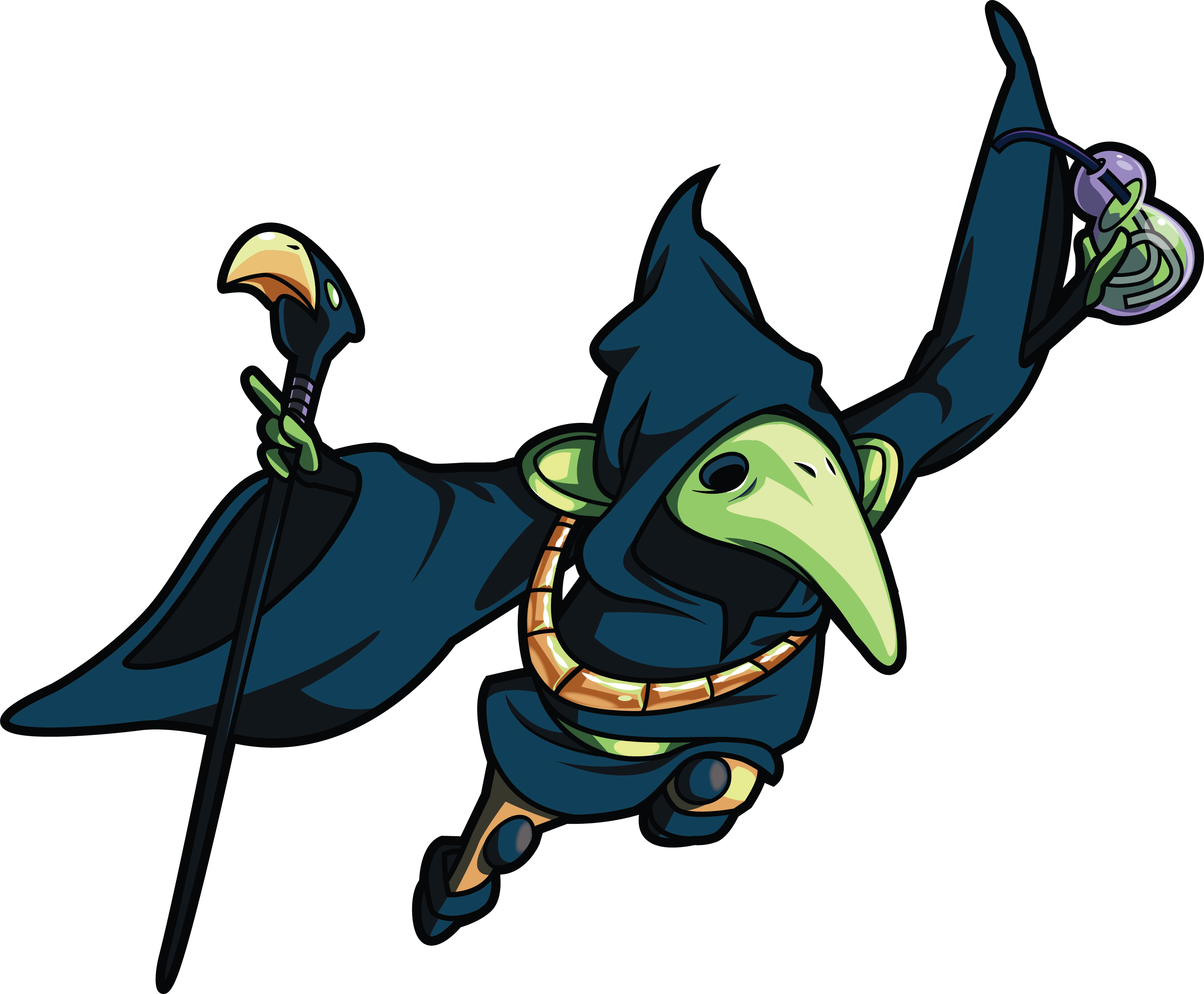 Logos/icons - Plague Knight Shovel Knight (3020x2494)
