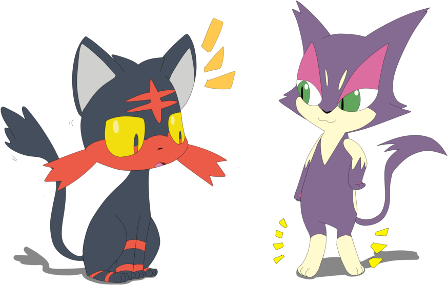 Purrloin And Litten By Sp19047 - Comics (1024x576)