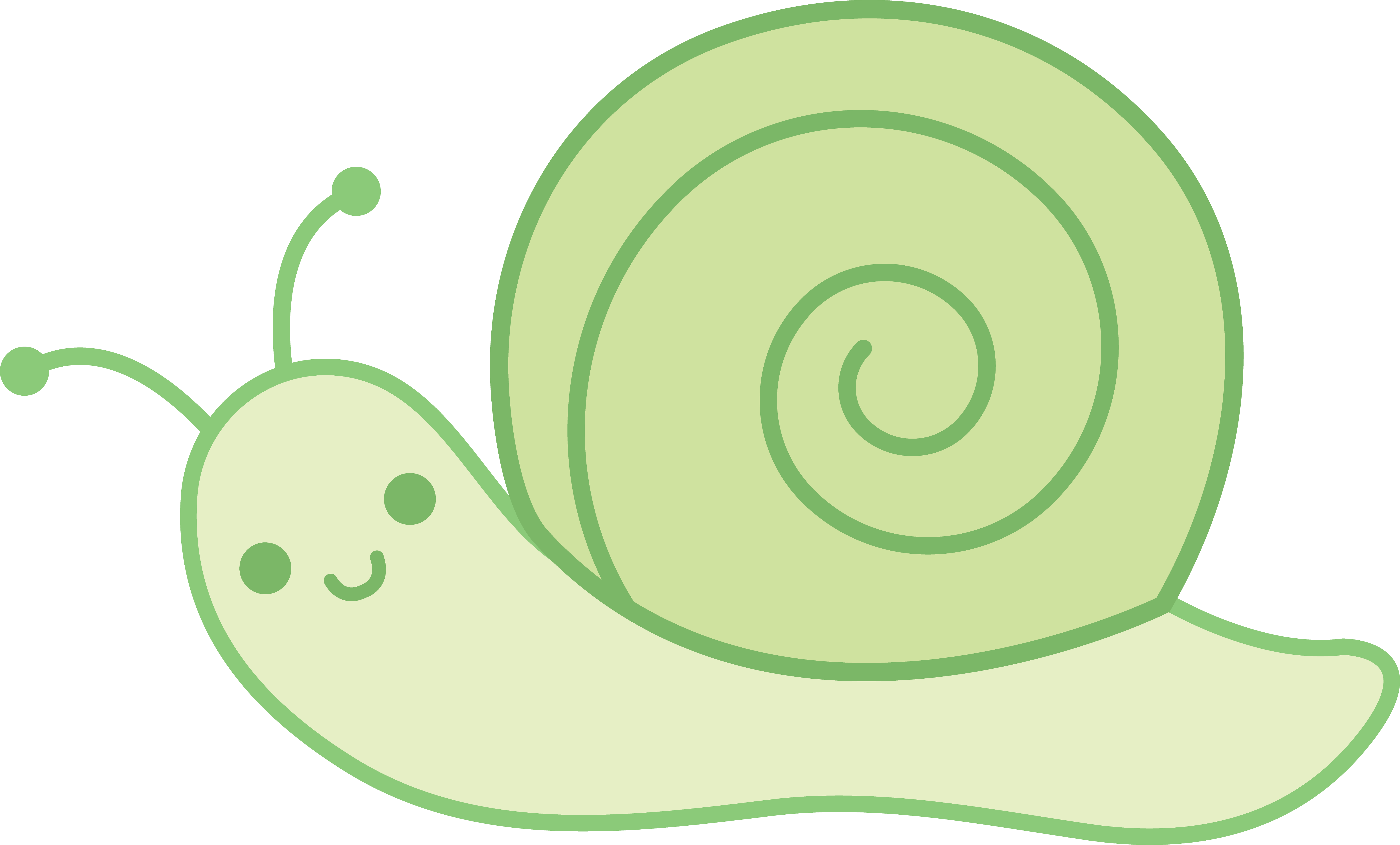 Inspiration Snail Images Clip Art Medium Size - Green Snail (6362x3840)