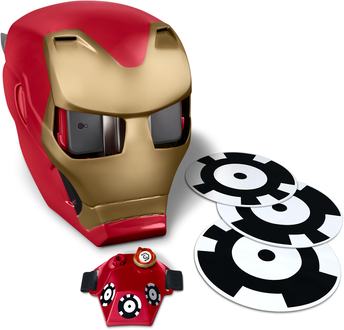 Donning The Headset Lefts Users See The World With - Hasbro Iron Man Ar Helmet (1259x1280)