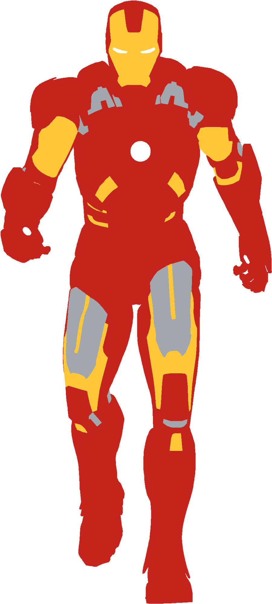 Color Silhouette Iron Man By Jennybops On Deviantart - Illustration (1024x2032)