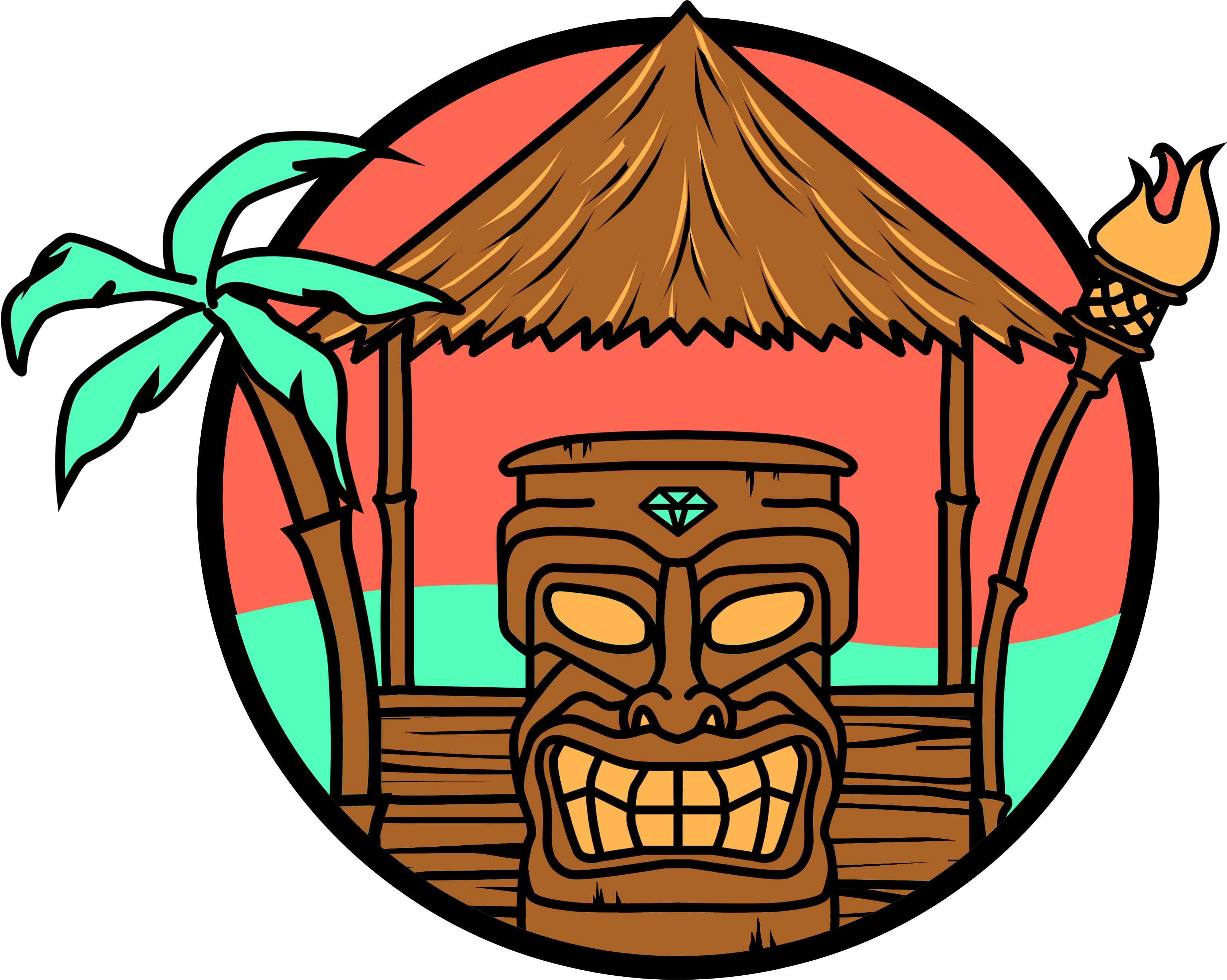 Tropical Tiki Huts Builder & Repair Service Tiki Bar - Tropical Tiki Huts Builder & Repair Service Tiki Bar (4000x4000)