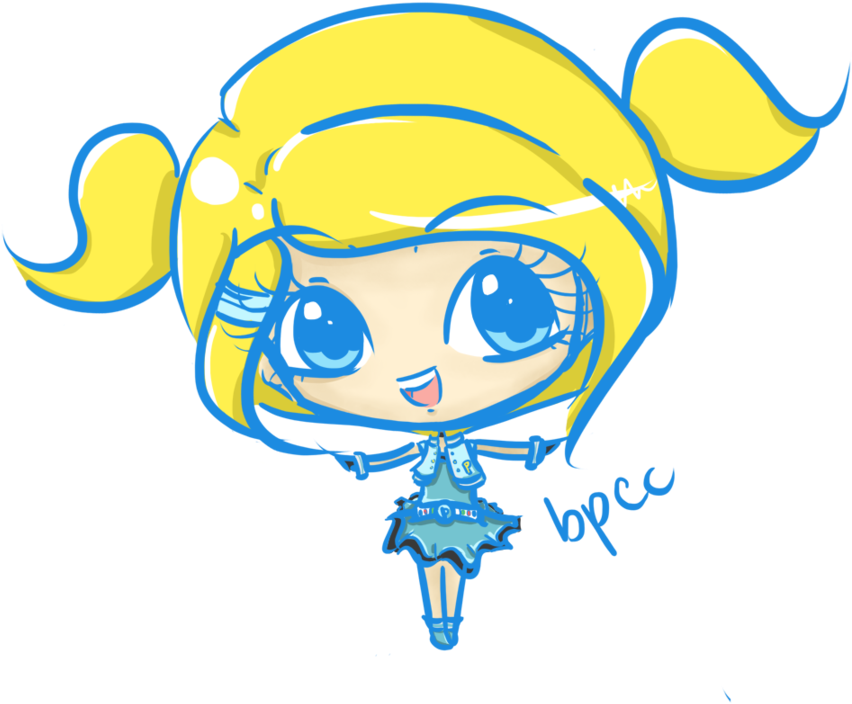 Drawing Cartoon Network Blossom, Bubbles, And Buttercup - Drawing Cartoon Network Blossom, Bubbles, And Buttercup (900x734)