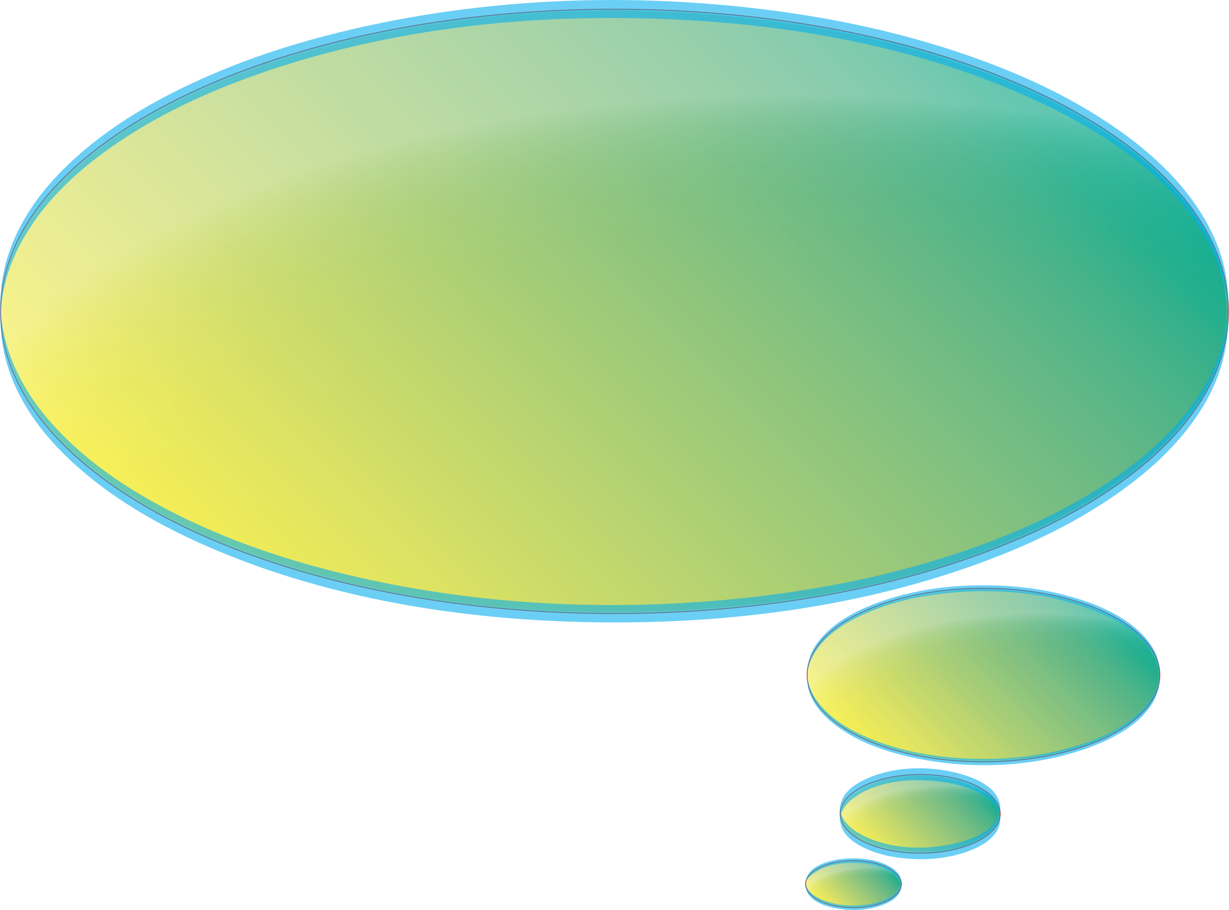 Circle Speech Balloon Dialogue Bubble - Circle Speech Balloon Dialogue Bubble (4001x2963)