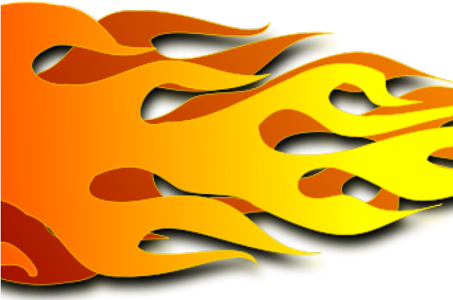 Flames Clipart Rocket - Flame Clip Art (640x480)