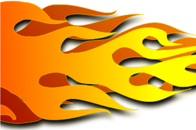 Flames Clipart Rocket - Flame Clip Art - (640x480) Png Clipart Download