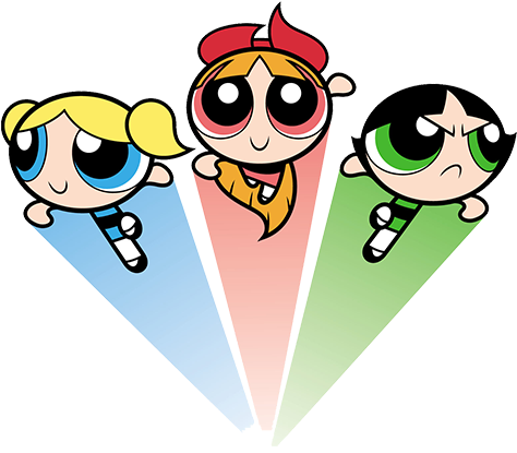 Blossom, Bubbles A Buttercup Tri Dievčinky, Ktoré Majú - Powerpuff Girls Png (500x433)