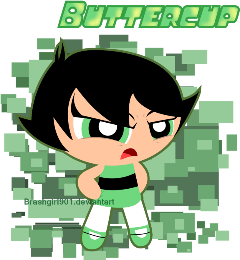 Annd Here's Buttercup - The Powerpuff Girls (894x894)