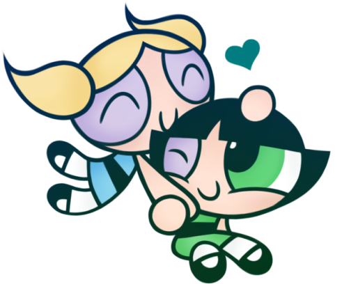 Bubbles And Buttercup - Blossom, Bubbles, And Buttercup (500x500)