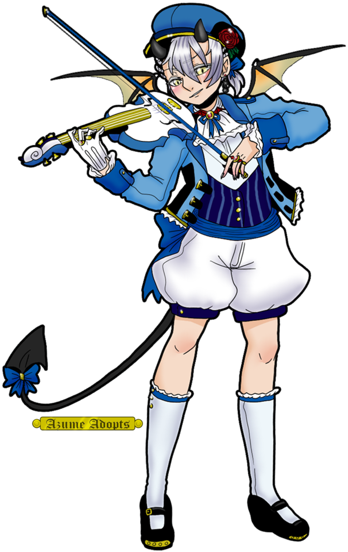 [closed] Demon Violinist[infernal Ensemble Adopts] - Cartoon (721x1107)