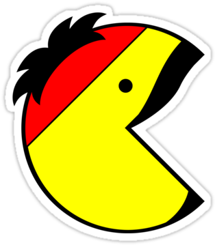 'pacman' Sticker - Manny Pacman (375x360)