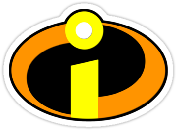 The Incredibles Clipart - Incredibles Logo Gif (375x360)