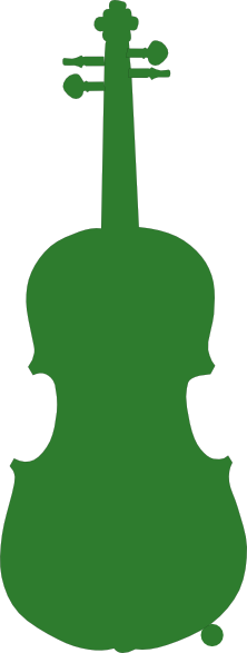 Green Violin Clip Art - Jules Grandjon Violin (222x587)