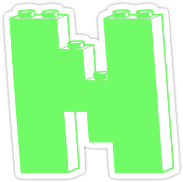 "the Letter N By Customize My Minifig" Stickers By - Sticker (375x360)