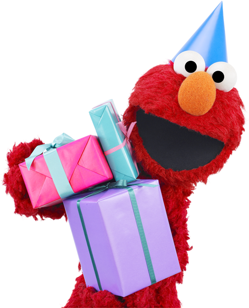 It's Birthday Season Here At Sesame Street - Sesame Street Elmo Birthday (523x630)