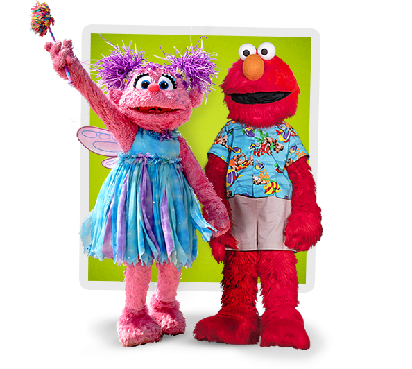 Surprise Tea Time With Abby Cadabby & Elmo - Cartoon (594x532)