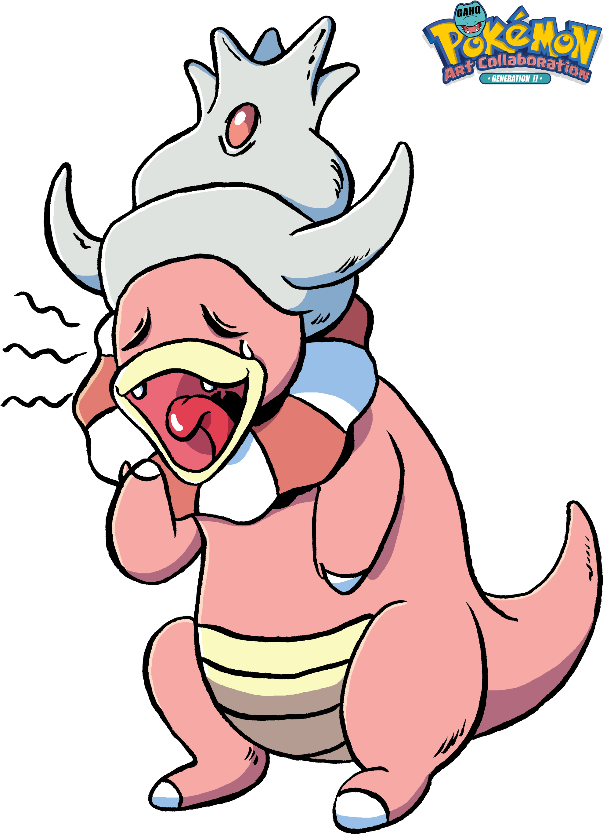 Slowking Used Yawn By Thepandamis - Cartoon (2120x2828)