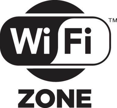 Wifi Zone Logo - Free Wifi Zone Vector (384x353)