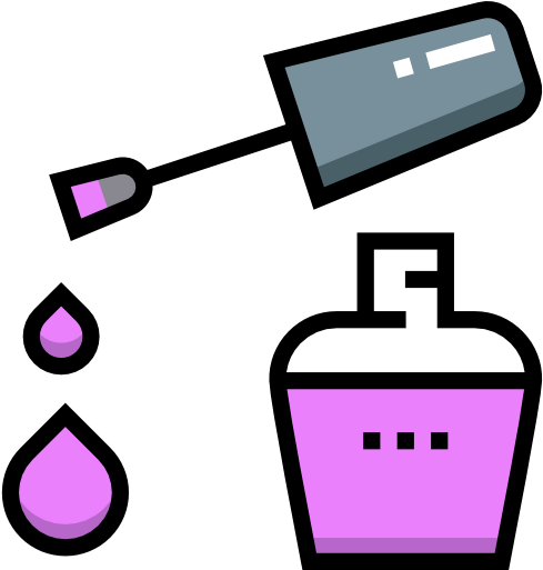 Nail Polish Free Icon - Vocabulary (512x512)