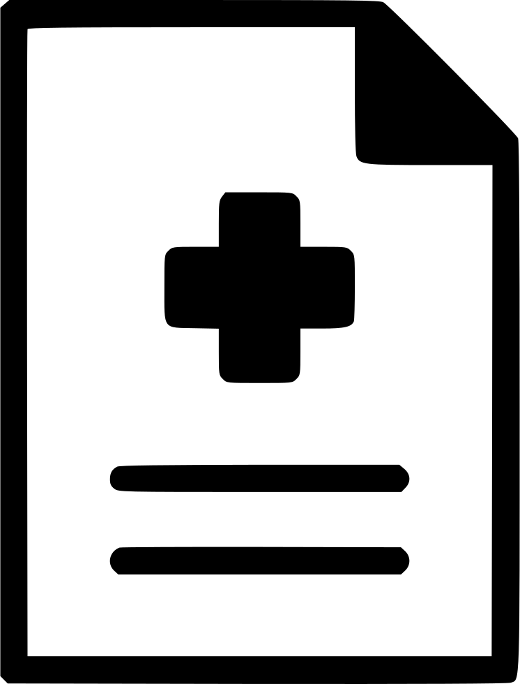 Medical Report File Pulse Cross Comments - Cross (746x980)