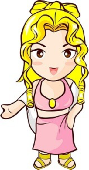 Screen 7 On Flowvella - Cartoon Greek Goddess Aphrodite (342x632)
