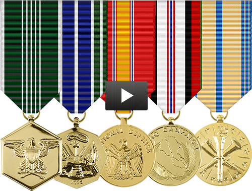 Mini Anodized Medals Rack Builder - Armed Forces Reserve Anodized Miniature Medal - Army (500x379)