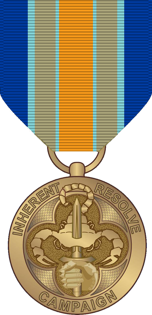 Inherent Resolve Campaign Medal, Obverse - Inherent Resolve Campaign Medal (620x1284)