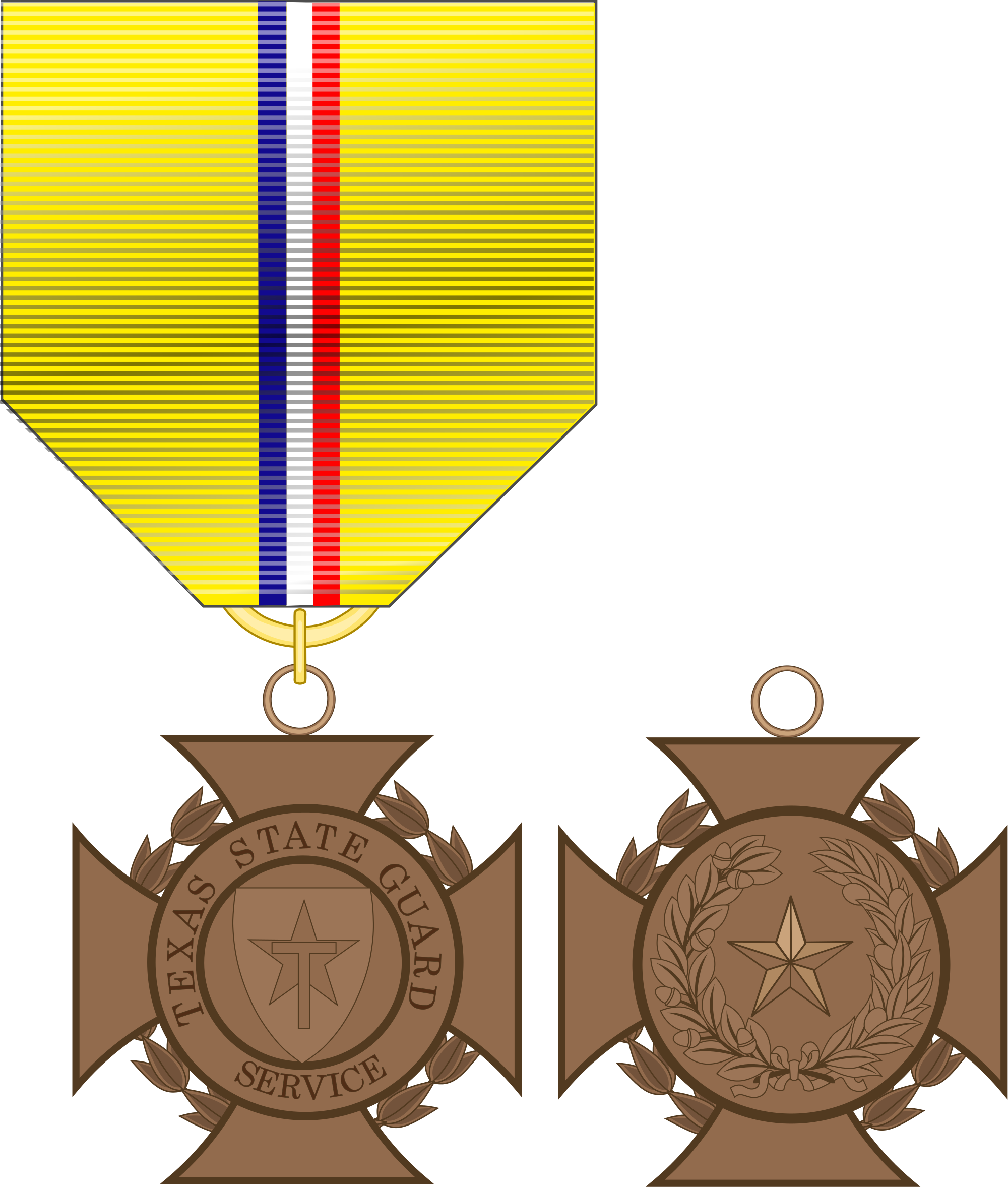 Texas State Guard Medals (2000x2355)