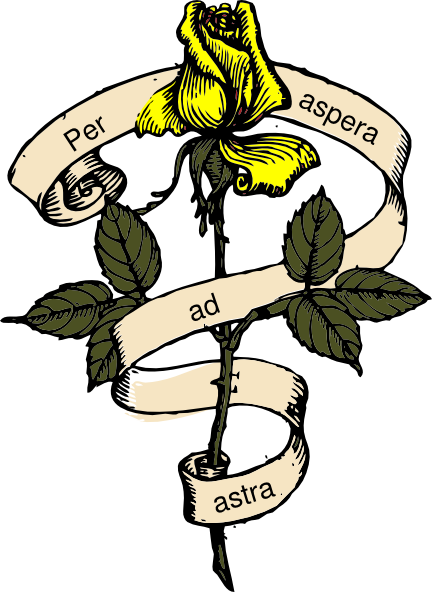 Per Aspera Ad Astra Clip Art At Clker - Per Aspera Ad Astra Clipart (432x592)