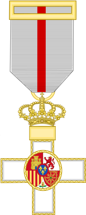 This Spanish Medal, Found As Order In 1864, Is Awarded - Crosses Of Military Merit (311x767)