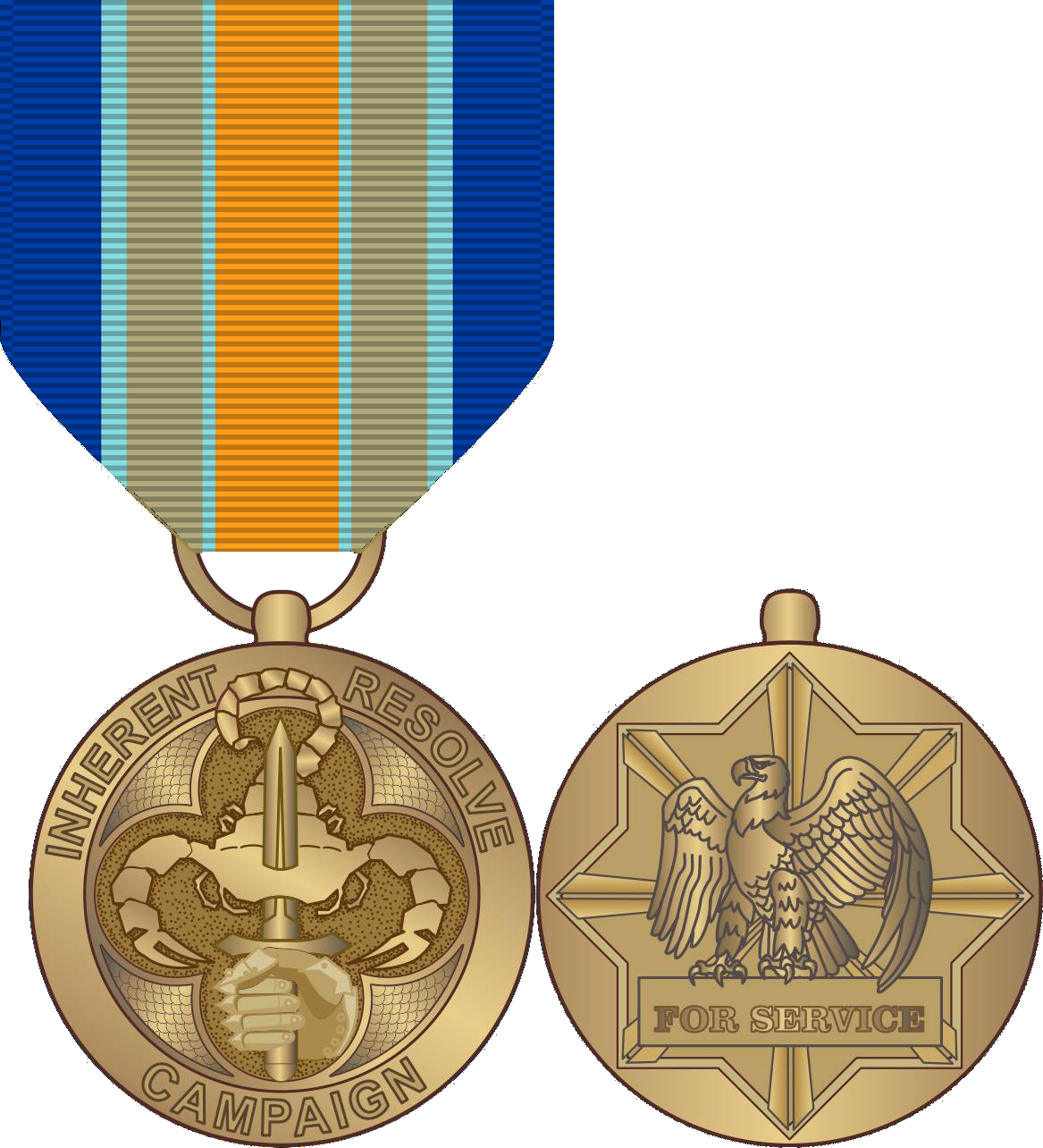 218 × 240 Pixels - Inherent Resolve Campaign Medal (640x704)