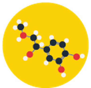 Yellow And Blue - Transparent Science Icon Flat (606x399)