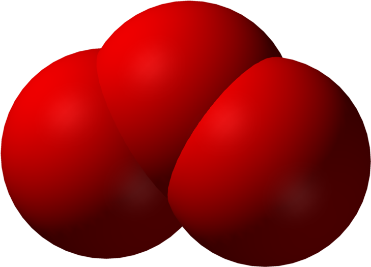 Molecule Clipart Journey - Molekula Ozona (1100x820)
