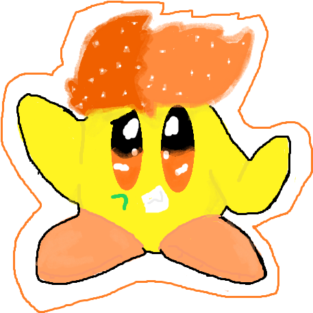 My Oc Kirby Fire Closed By Woody-woodpeckers On Deviantart - My Oc Kirby Fire Closed By Woody-woodpeckers On Deviantart (570x469)