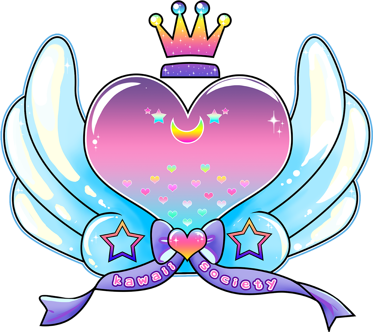 Backdrop Logo Sticker Copy - Logos Kawaii (1297x1139)