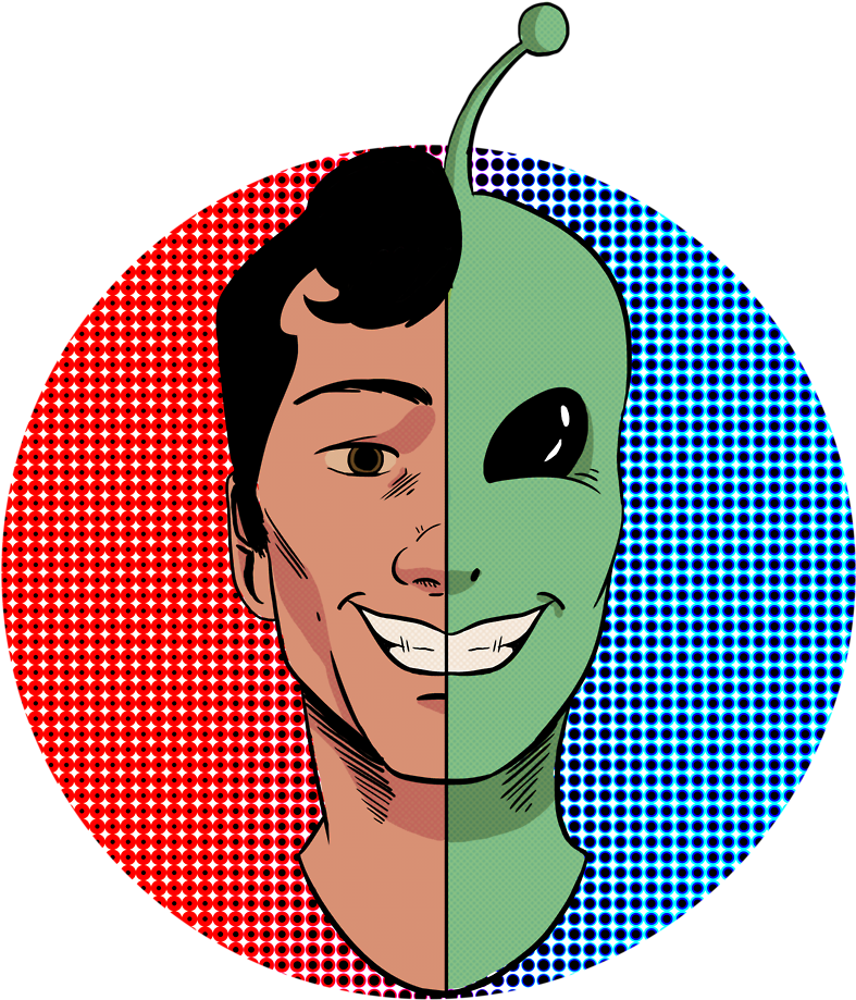 Aliens Humans We Are Aliens Or Are Aliens Us Comic - Illustration (1280x1566)
