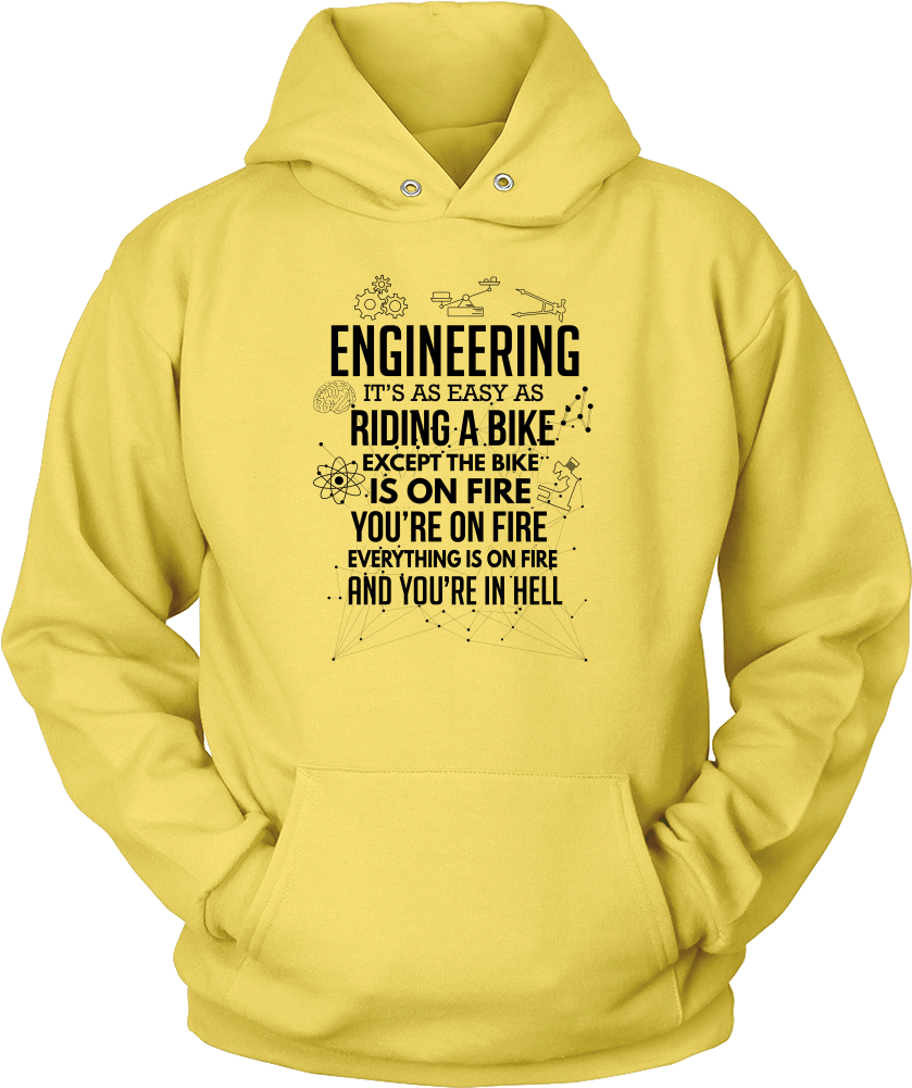 Engineering It's As Easy As Riding A Bike - Funny Grandma Knitting Design (1000x1000)