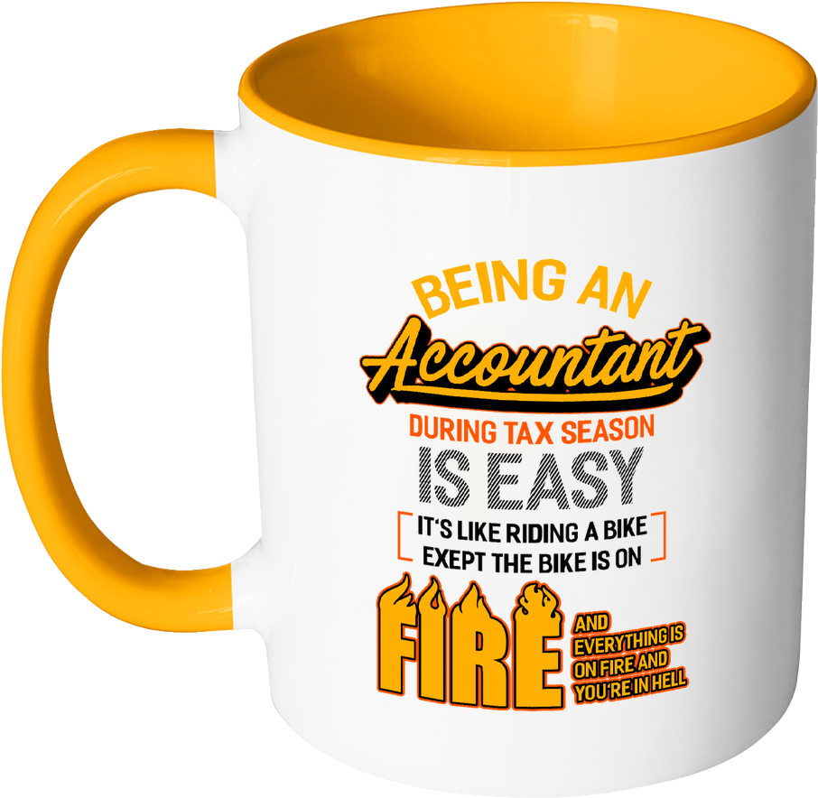 Being An Accountant During Tax Season Is Easy Bike - Mug (1024x1024)