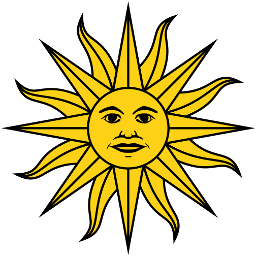 Sol De Mayo-bandera De Uruguay - Uruguay Flag Sun (504x504)