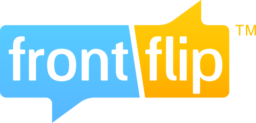 Download The Front Flip App - Front Flip Logo (500x241)
