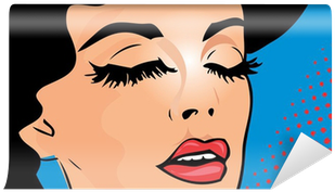 Cropped Illustration Of A Woman In A Pop Art Comic - Comics (400x400)