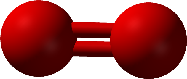 The Result Of The Combustion Is A Complete Rearrangement - Oxygen Molecule (637x272)