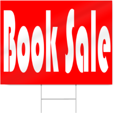 Book Fair Sale Sign - Book Sale Signs (450x450)