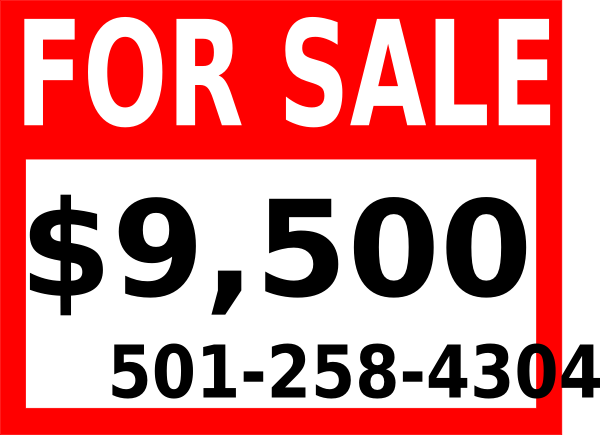 For Sale Sign Clip Art - Sale Real Estate Clipart (600x435)
