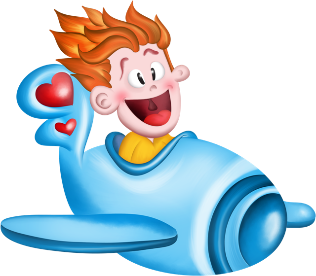 Album - Avião Azul Desenho Png (800x700)