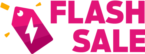 Flash Sale Png - Flash Sale Black And White (652x267)