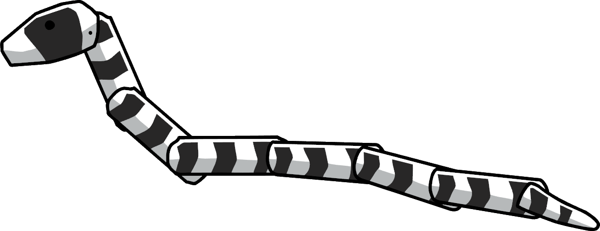 Python Logo Clipart Sea Snake - Scribblenauts Snake (1205x464)