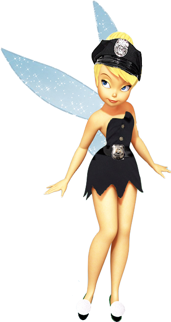 Tinkerbell Hot - Police Tinkerbell (467x700)